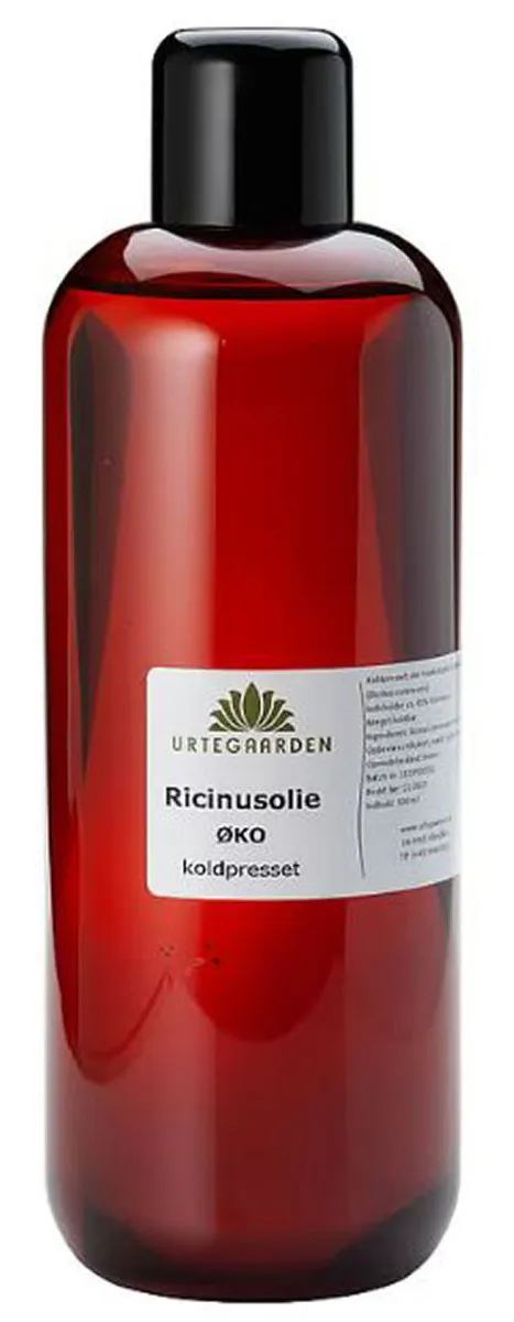 Urtegaarden ricinusolie øko koldpresset 500ml