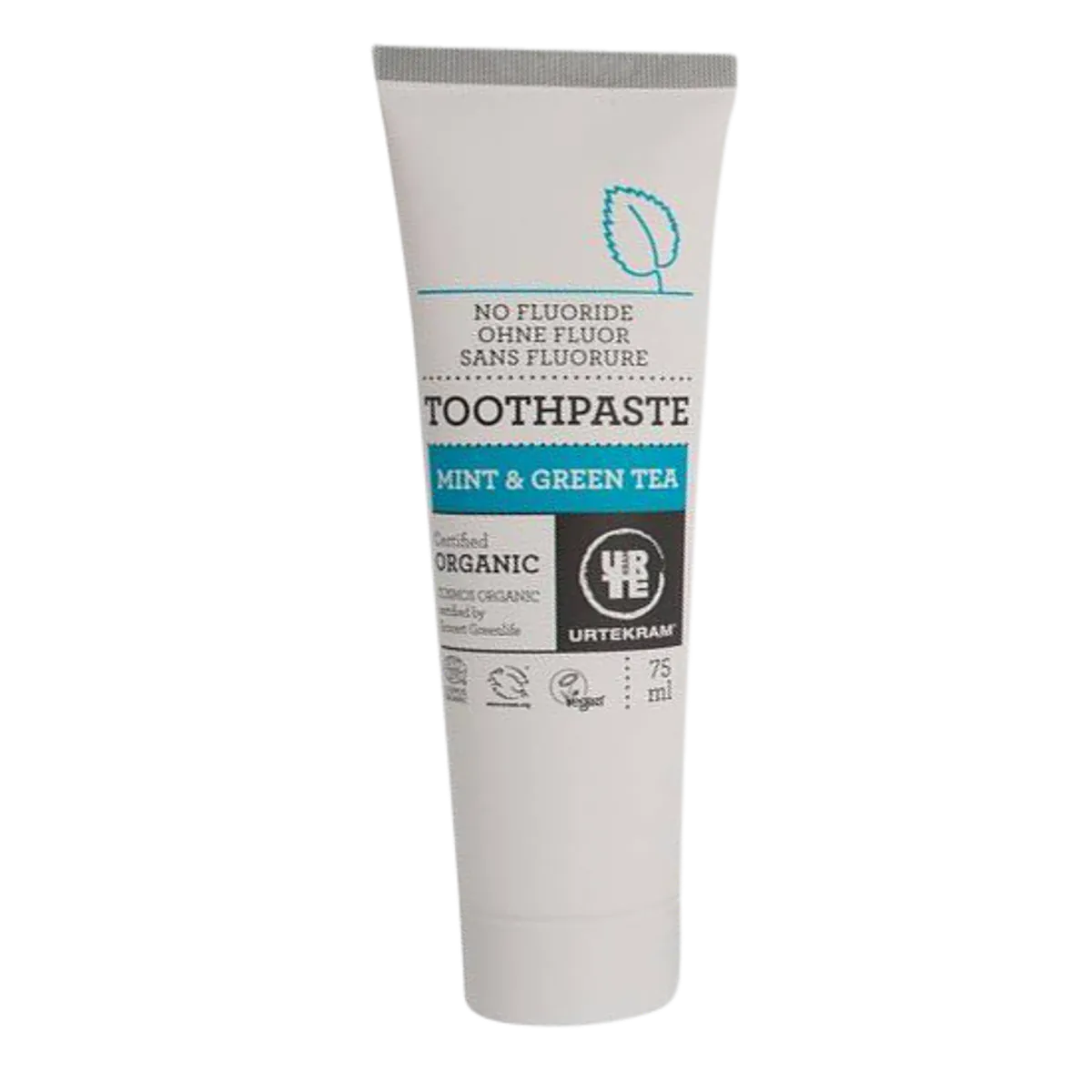 Urtekram Mint and Green Tea Toothpaste 75 ml.