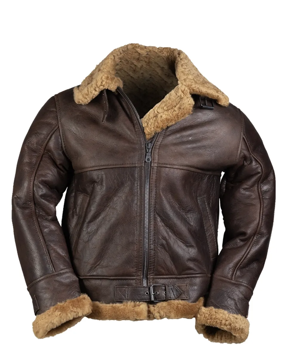 US B46 Sheepskin Læder Jakke