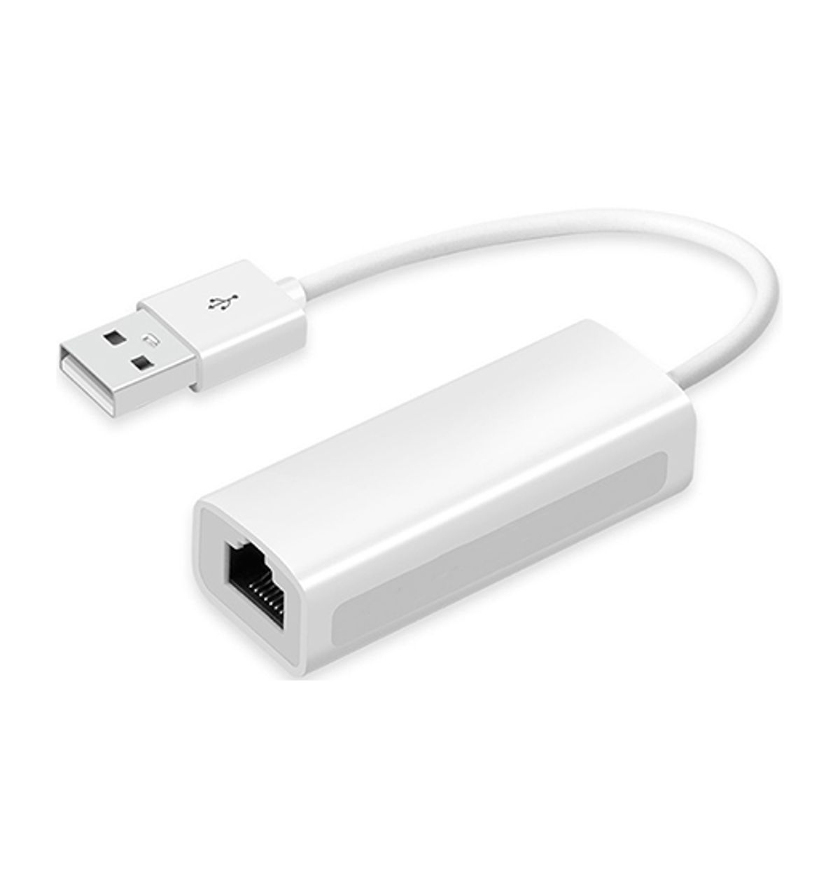 USB-A til Ethernet Adapter Kabel - Hvid