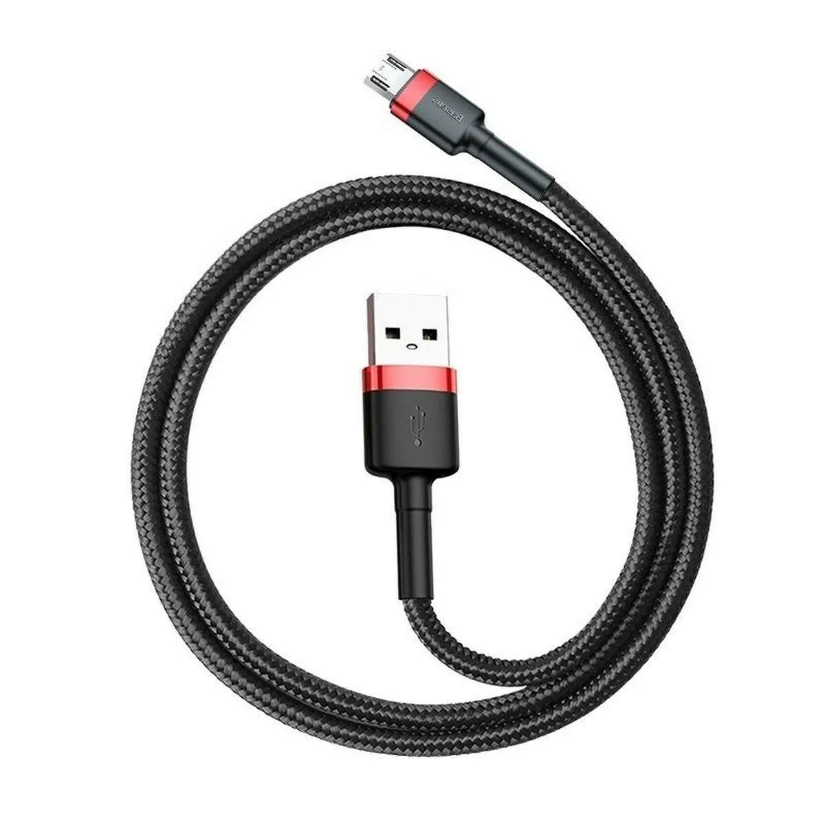 USB-kabel til micro USB Baseus Cafule Sort Rød 2 m