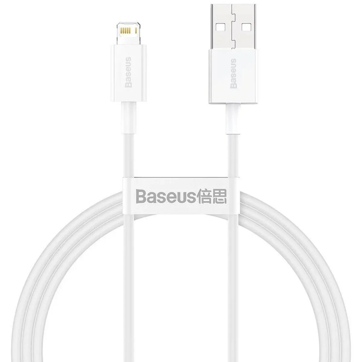 USB til Lightning-kabel Baseus CALYS-A02 Hvid 1 m