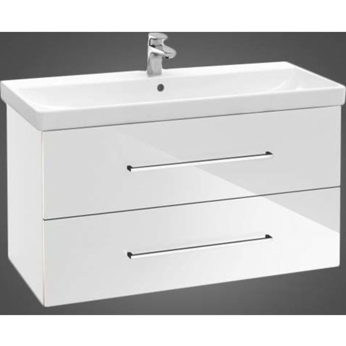 V&B A892 Avento vaskeskab CrystalWhite