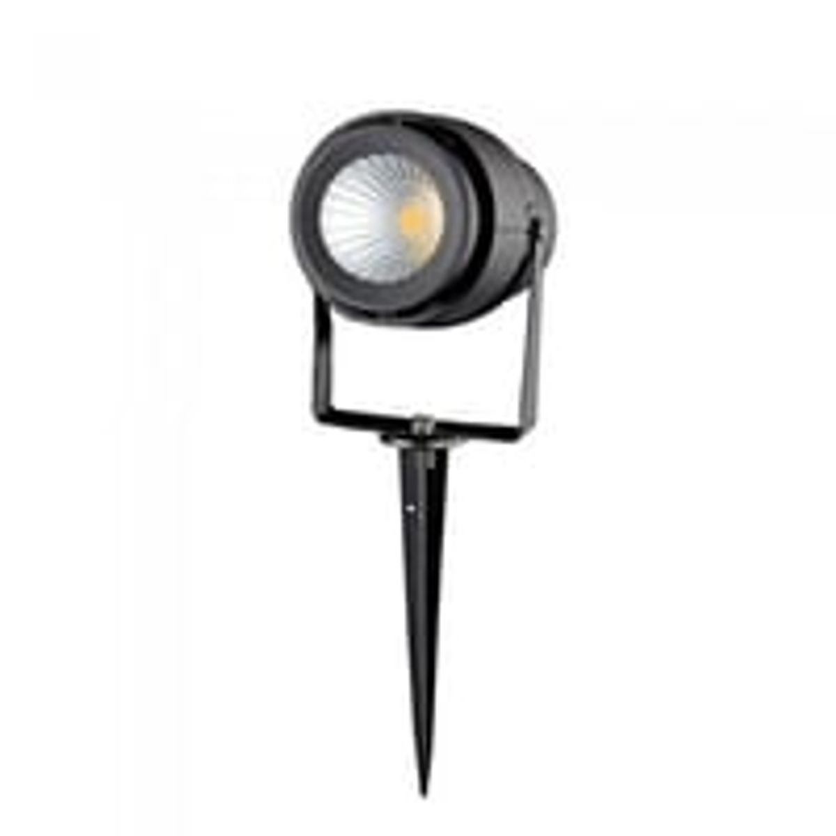 V-Tac 12W LED Havelampe Sort IP65 230V 720lm RA80