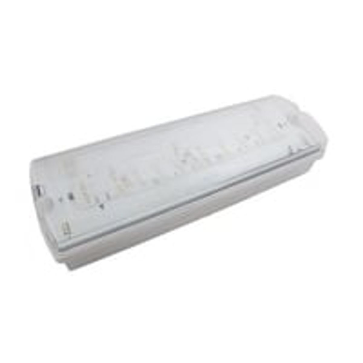 V-Tac 3W LED ndbelysning med vg/loft montering, inkl. batteri og piktogrammer - 140 lumen, IP65