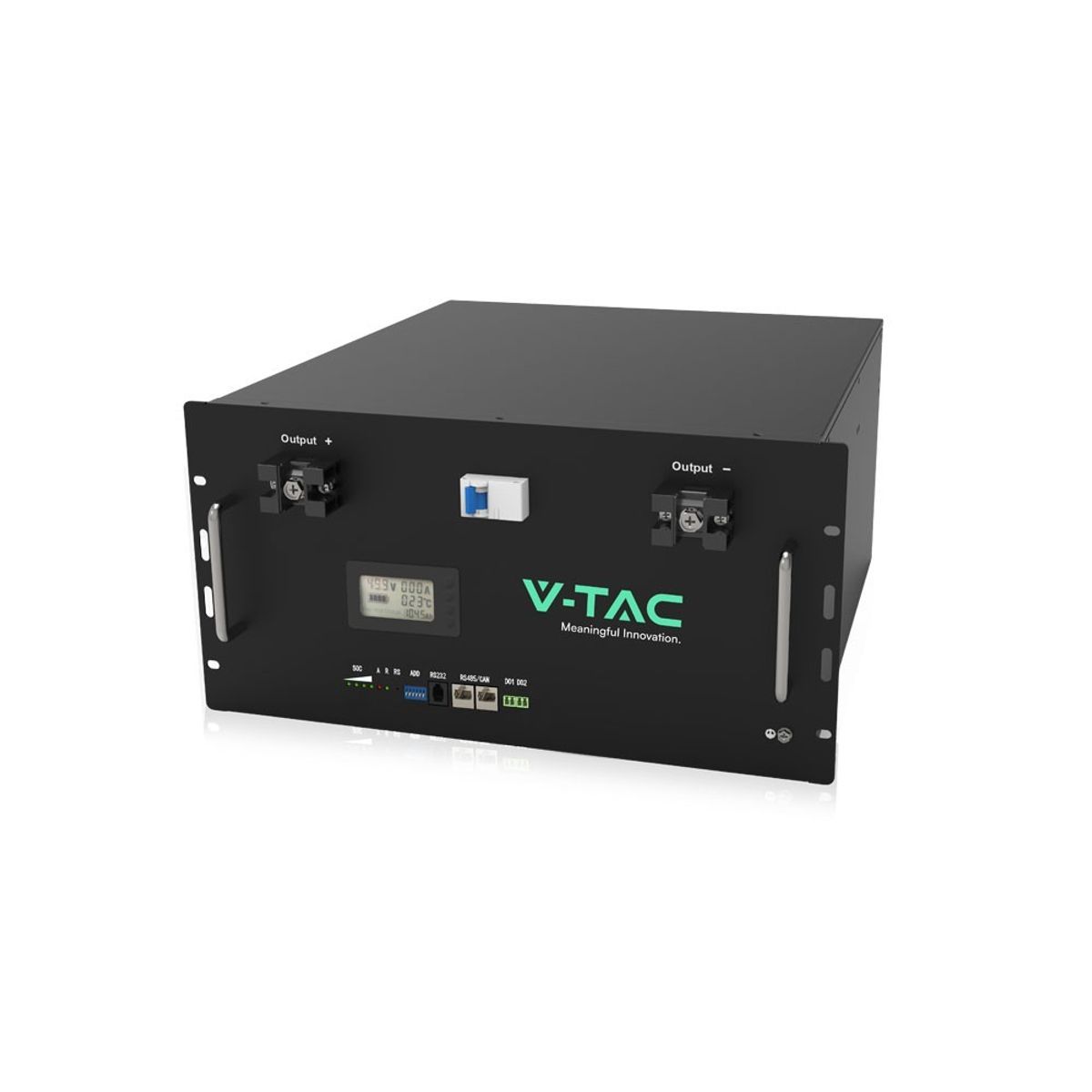 V-Tac 9,6kWh Solcelle rack batteri - passer til DEYE