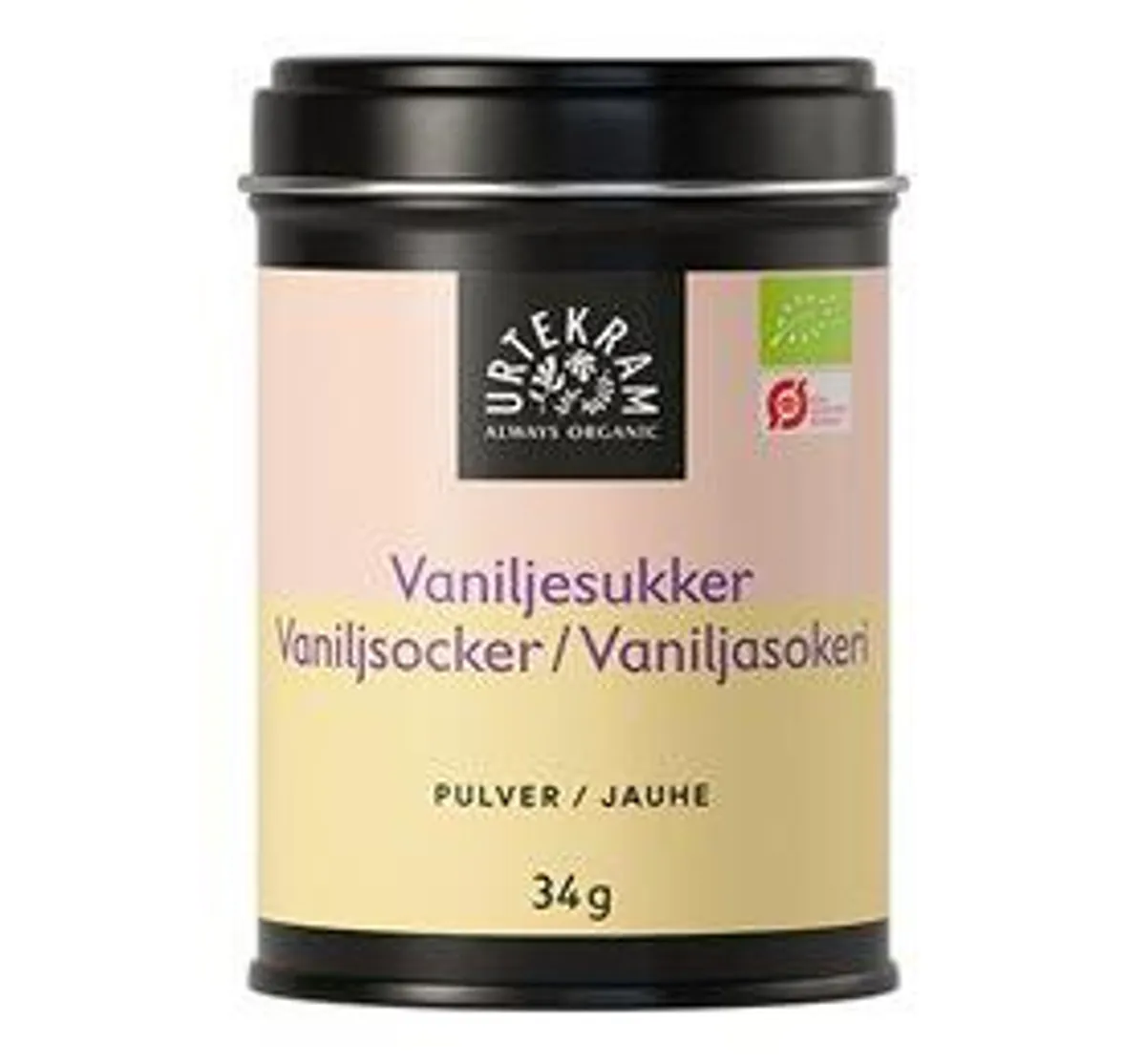 Vanillesukker 10% Økologisk - 34 gram