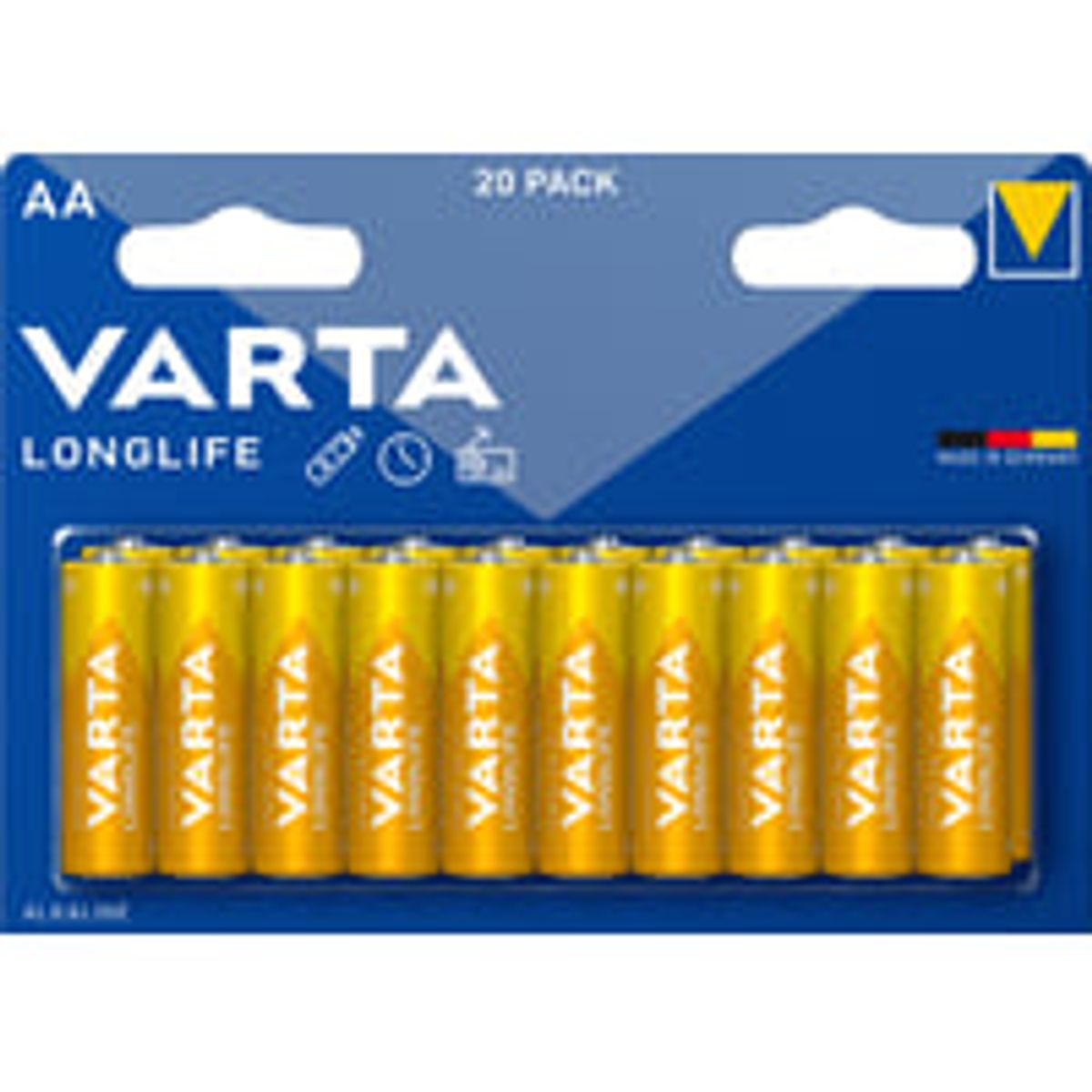 Varta Batteri Longlife AA 20 stk