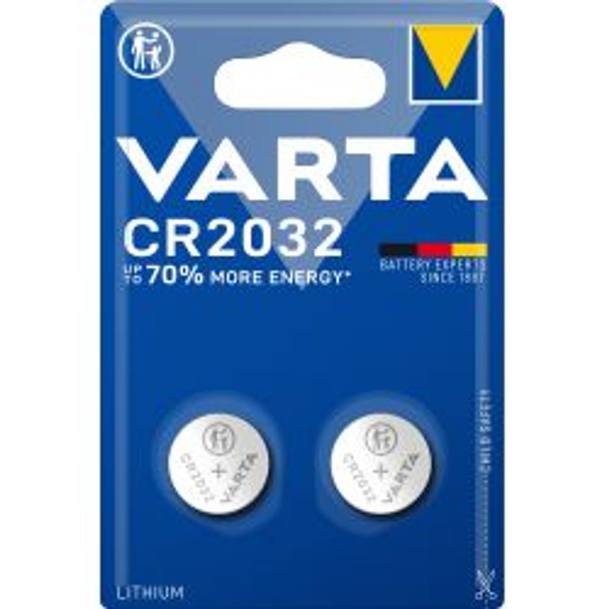 Varta Cr2032 Lithium Coin 2 Pack (b) - Batteri