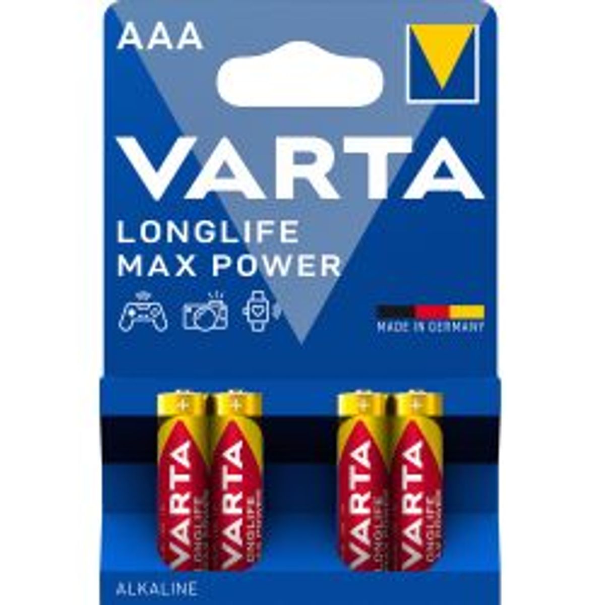 Varta Longlife Max Power Aaa 4 Pack (b) - Batteri