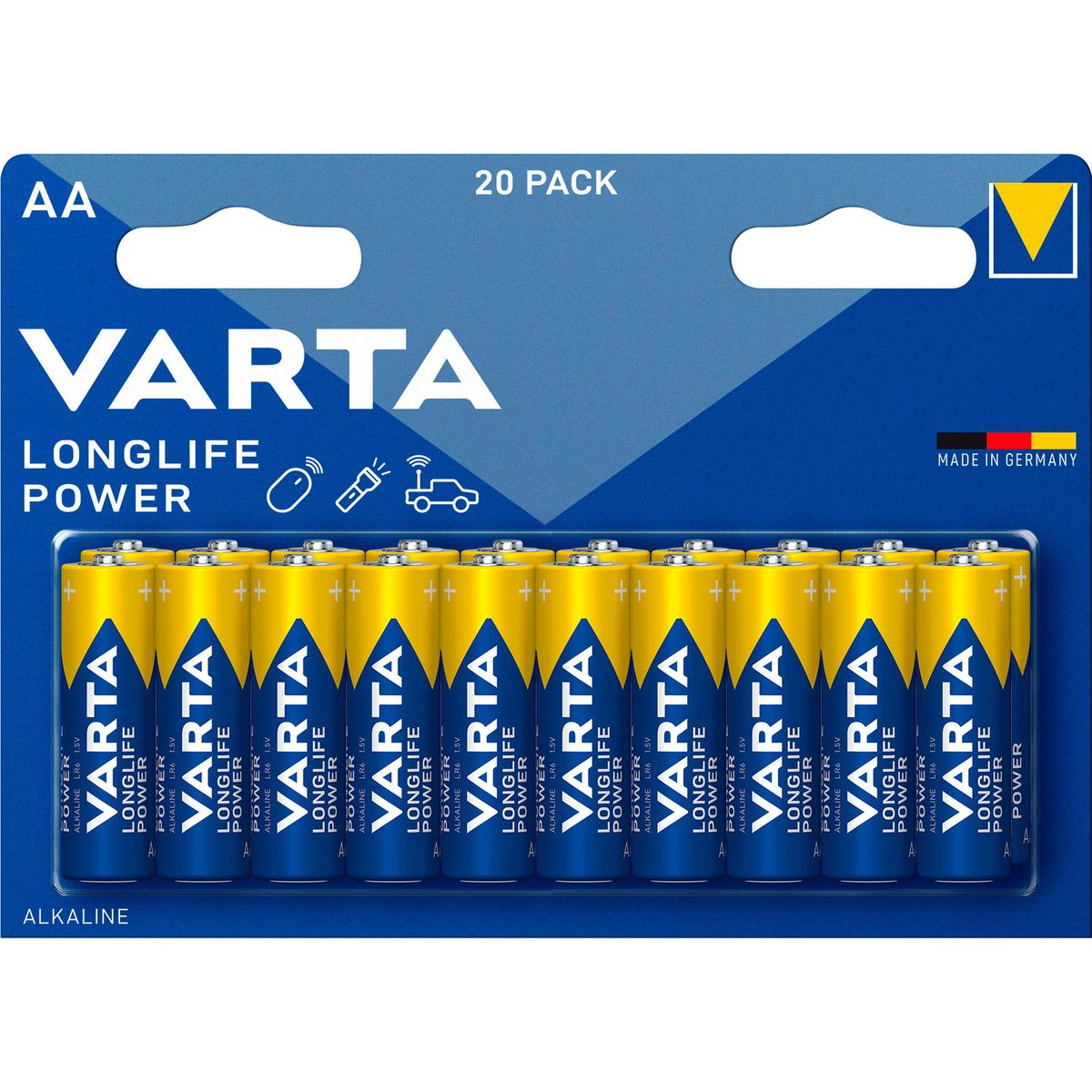 VARTA LongLife Power batteri AA/LR6 1.5 v 20 stk