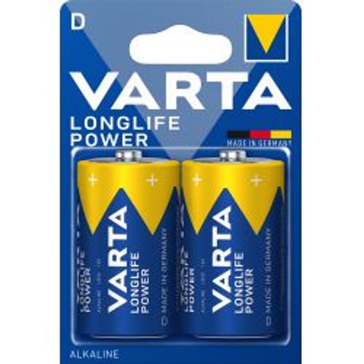 Varta Longlife Power D 2 Pack (b) - Batteri