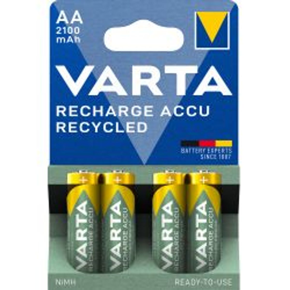 Varta Recharge Charge Accu Recycled Aa 2100mah 4 Pack (b) - Batteri