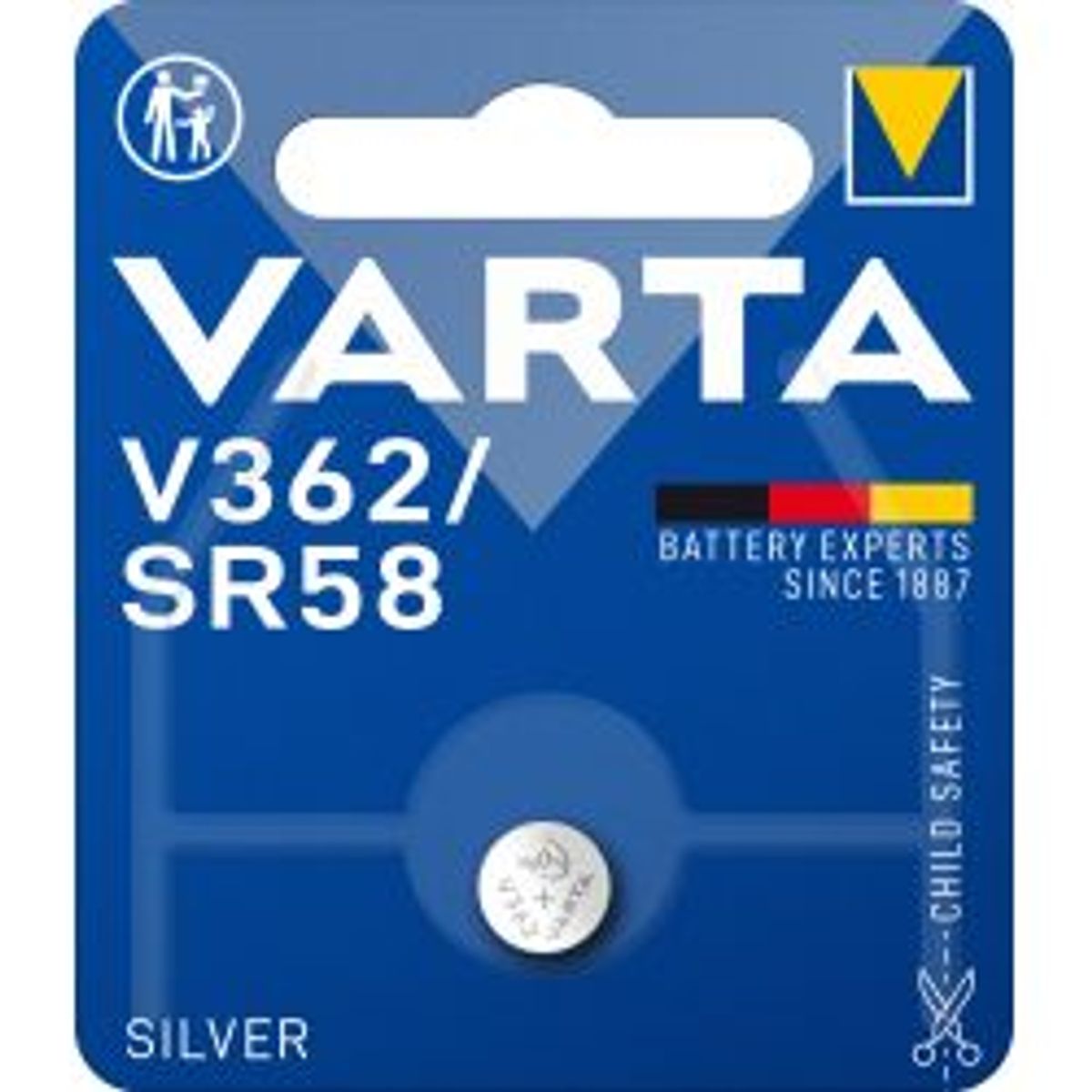 Varta V362/sr58 Silver Coin 1 Pack - Batteri