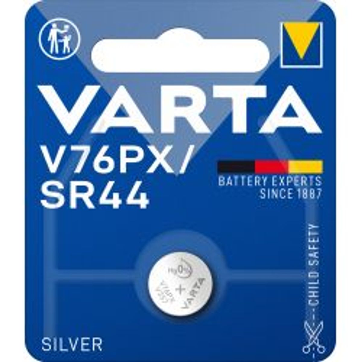 Varta V76px/sr44 Silver Coin 1 Pack - Batteri