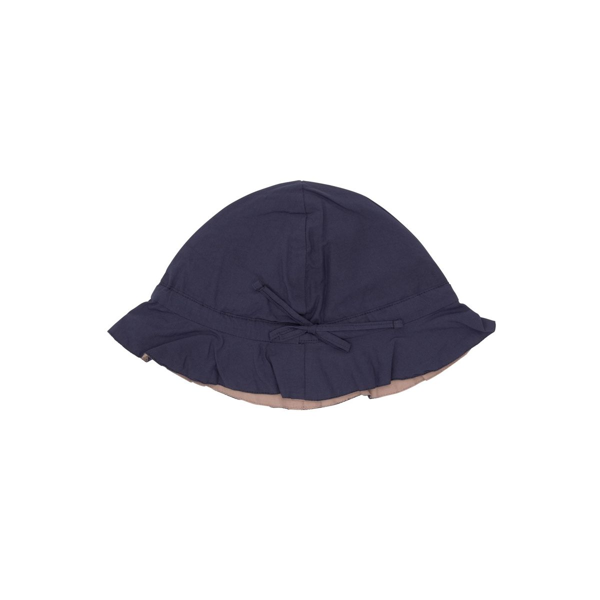 VENDBAR POPLIN SOMMERHAT - NAVY BEIGE - NAVY BEIGE / 1-2Y