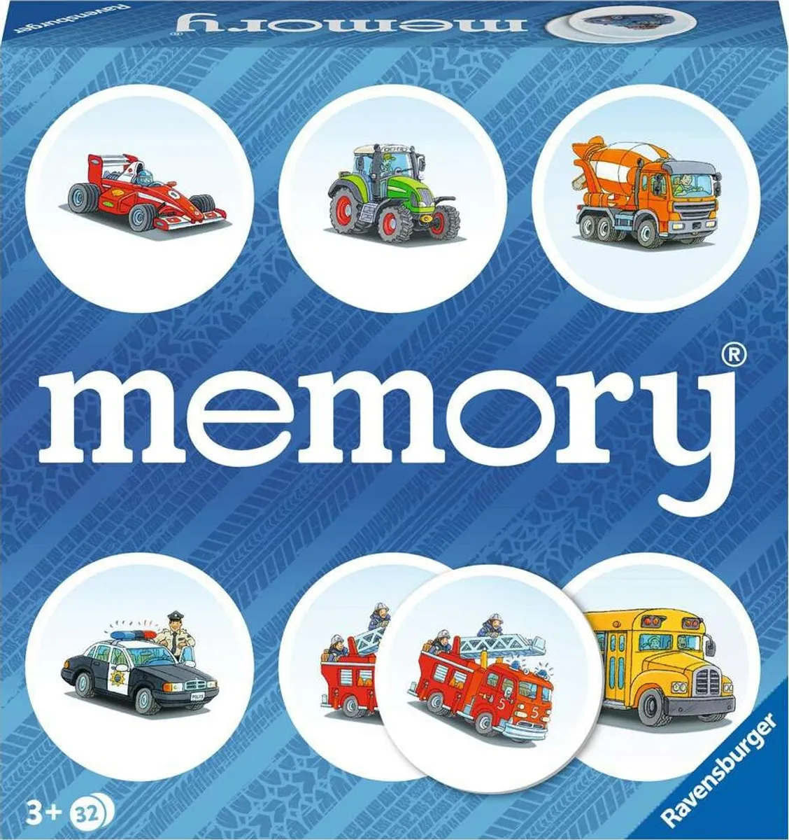 Vendespil - Køretøjer Memory - Ravensburger