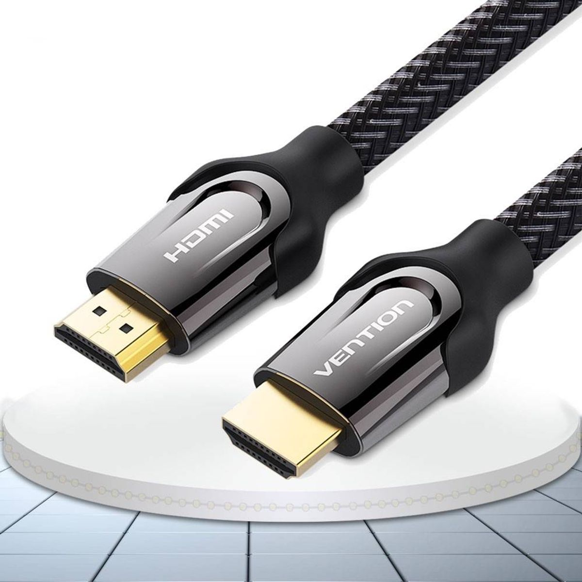 VENTION - HDMI kabel - 4K HD - Guldbelagt - 2m