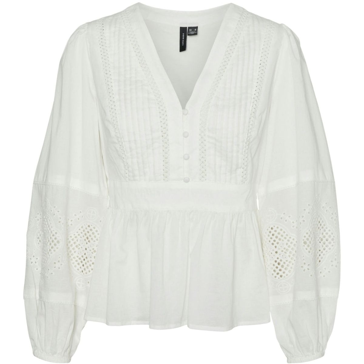 VERO MODA dame bluse VMJAMILLA - Snow white