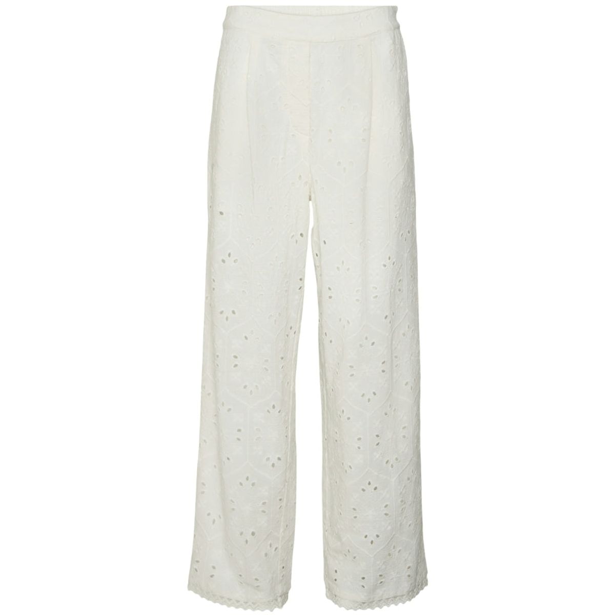 VERO MODA dame bukser VMIRINA - Snow White EMBROIDERY