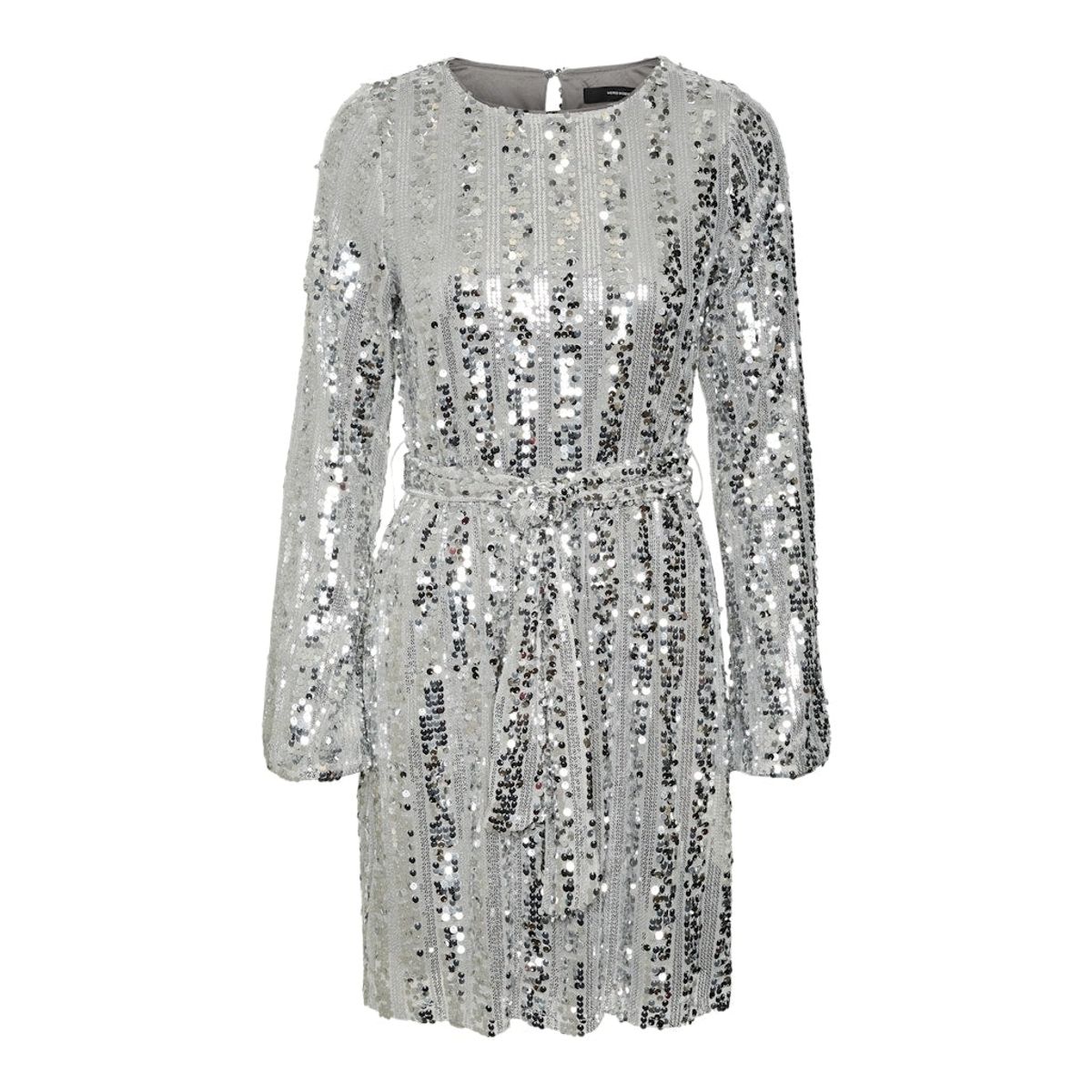 VERO MODA dame kjole VMEFA - Silver SEQUINS