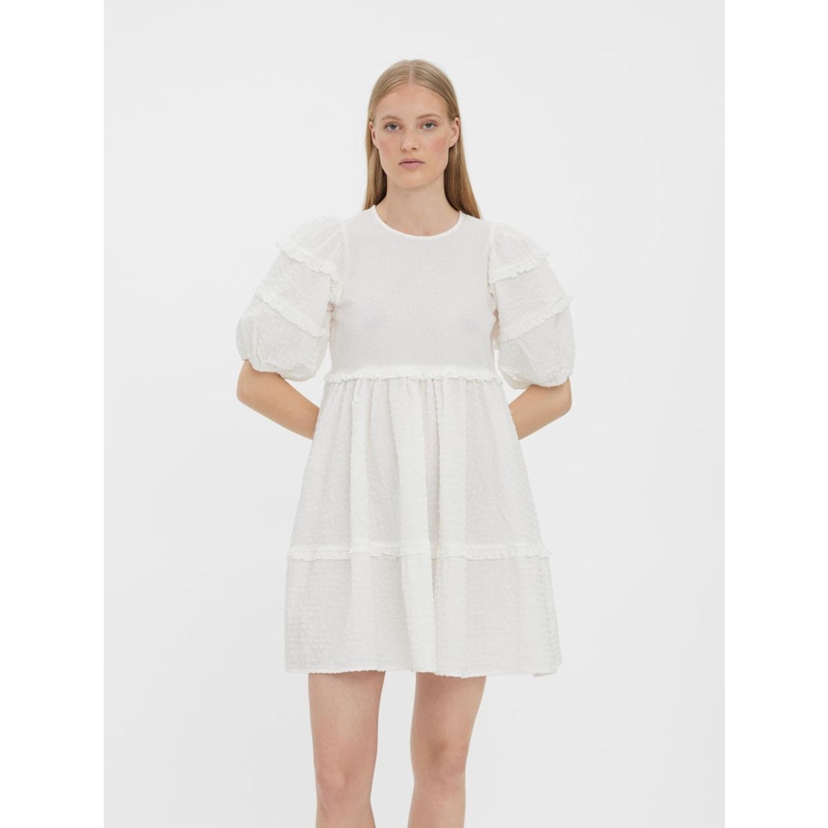 Vero moda dame kjole VMHEIDI - Snow white