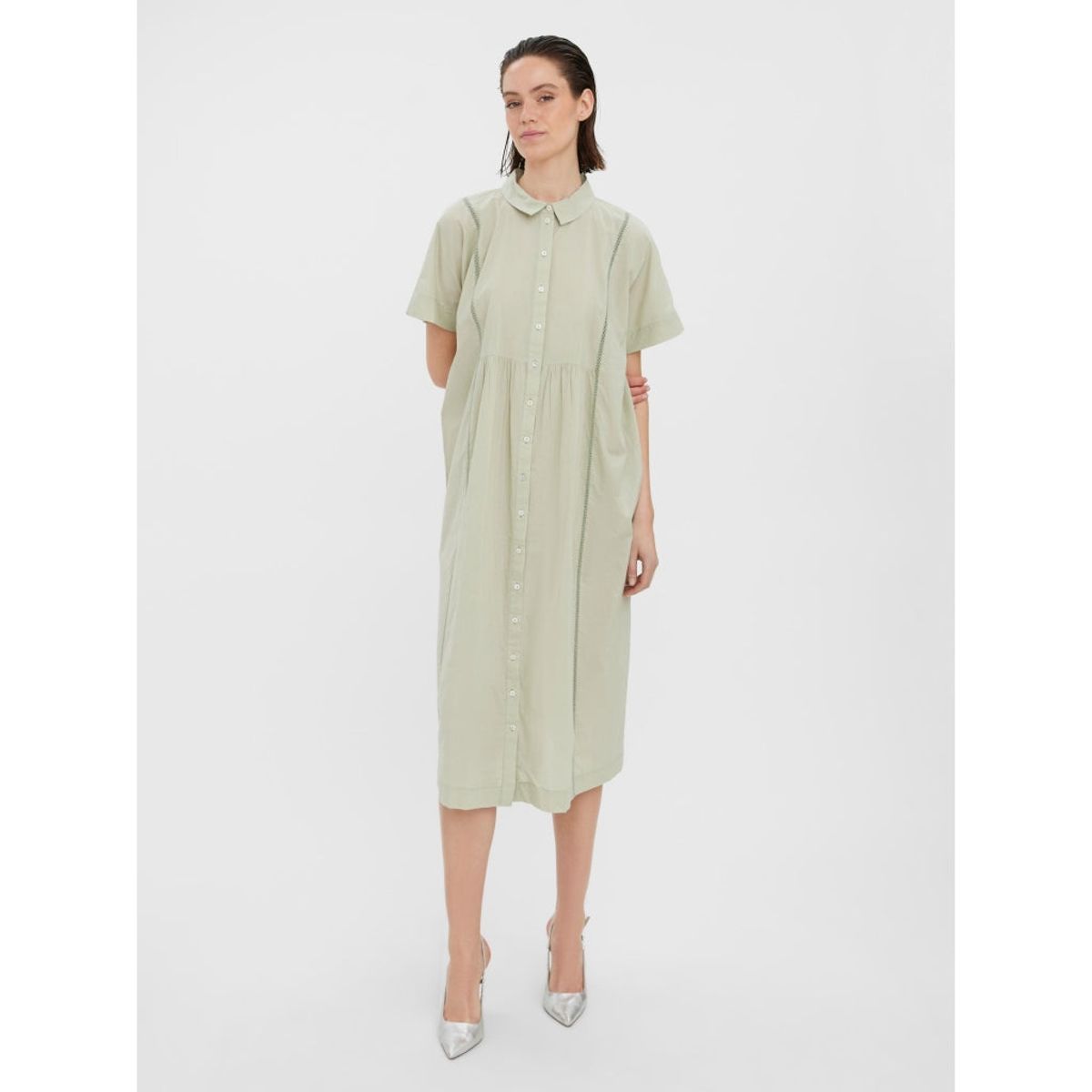 Vero Moda dame kjole VMJILLA - Desert sage