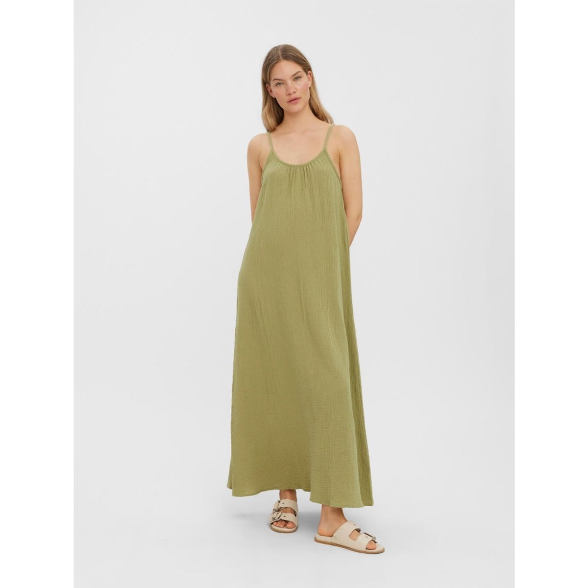 Vero Moda dame kjole VMNATALI - Sage