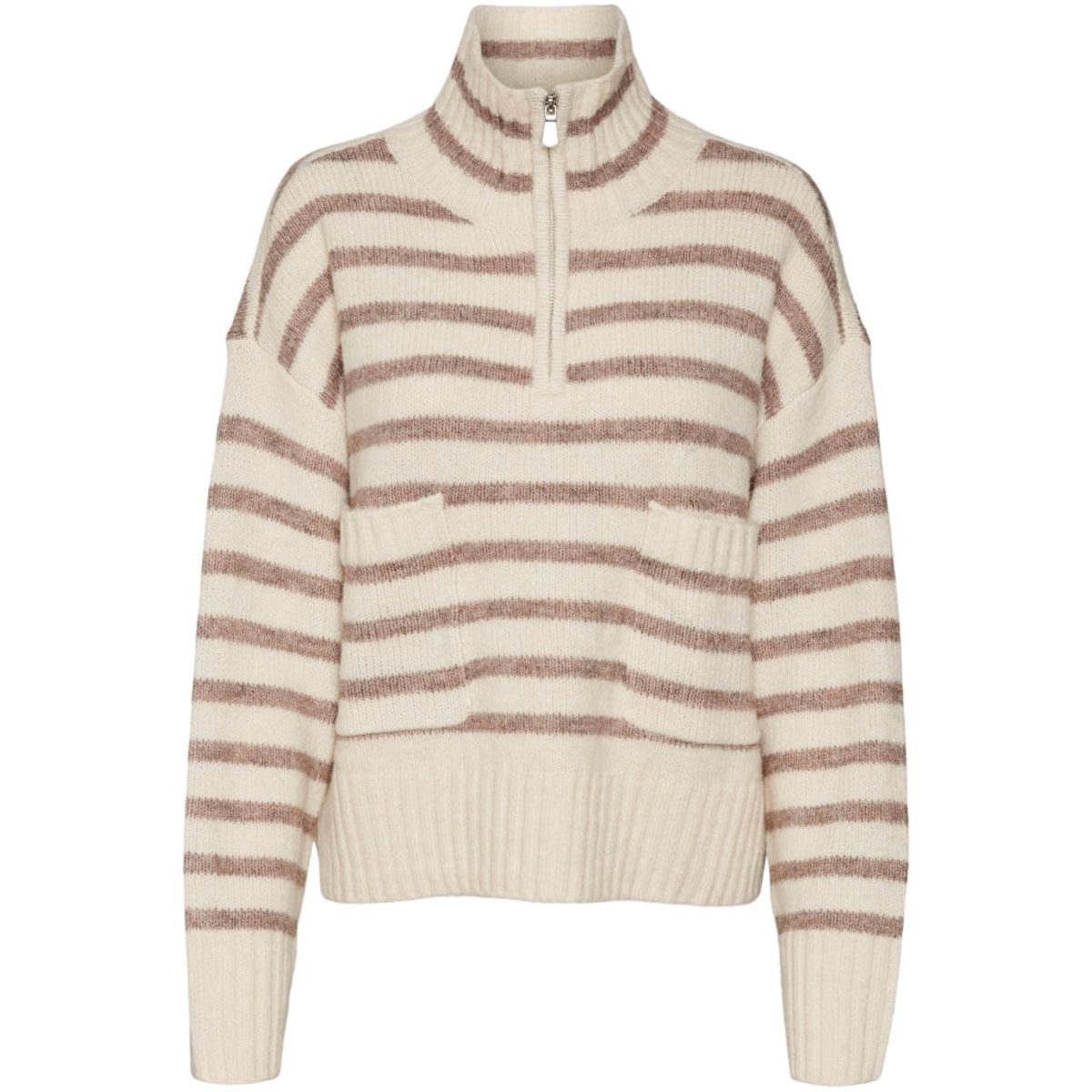 VERO MODA dame pullover VMCARRY - Birch BROWN LENTIL