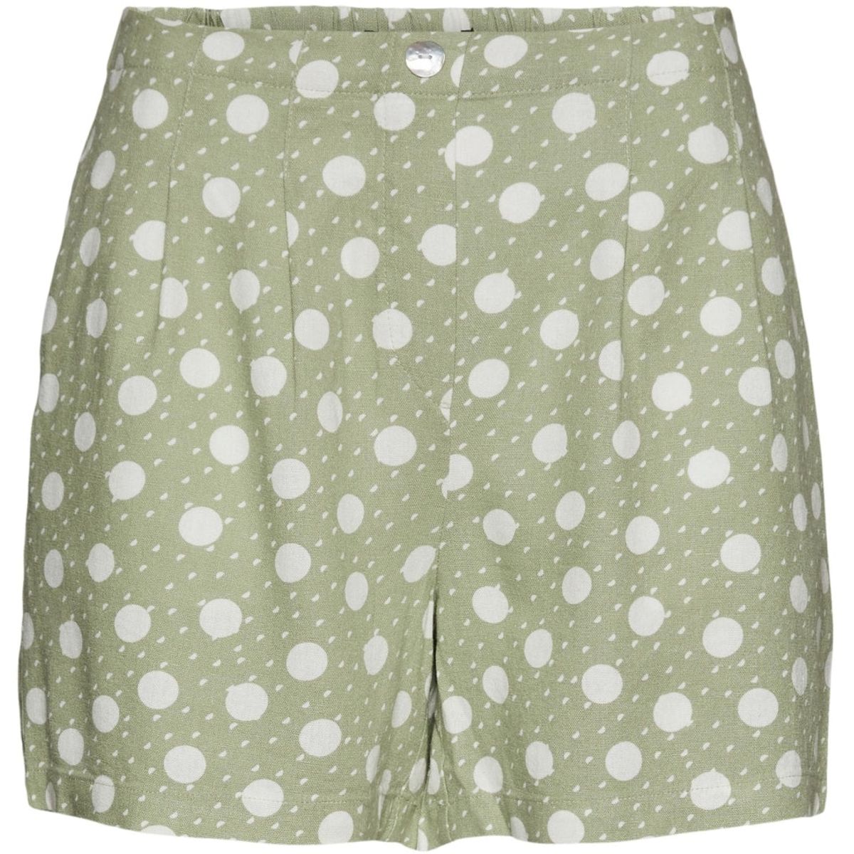 Vero Moda dame shorts VMJESMILO - Desert Sage Snow white dots