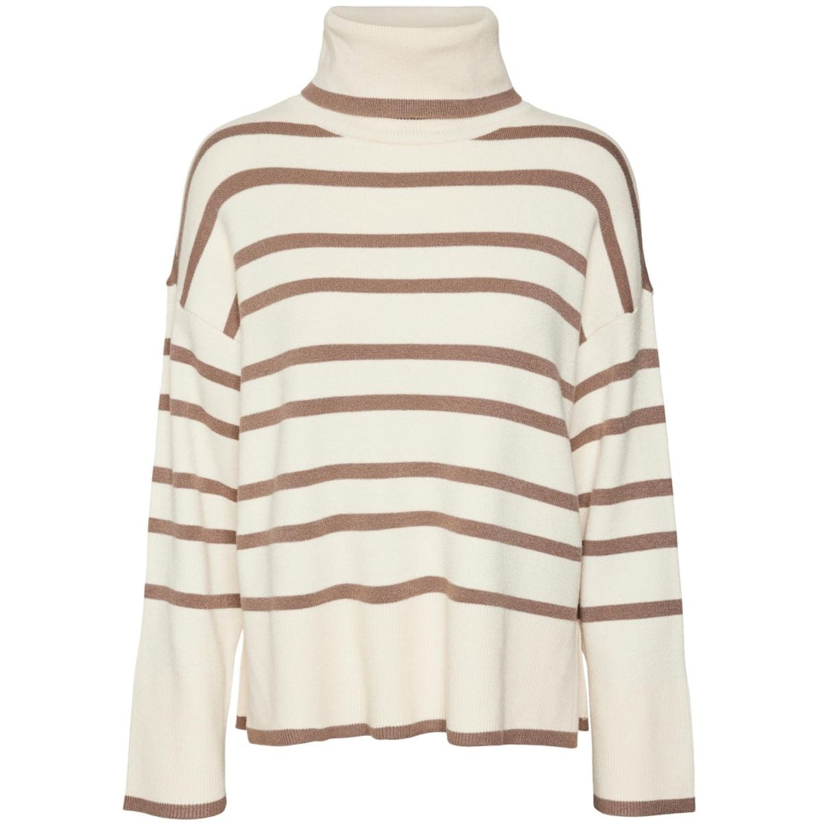 VERO MODA dame strik VMSABA - Birch BROWN LENTIL