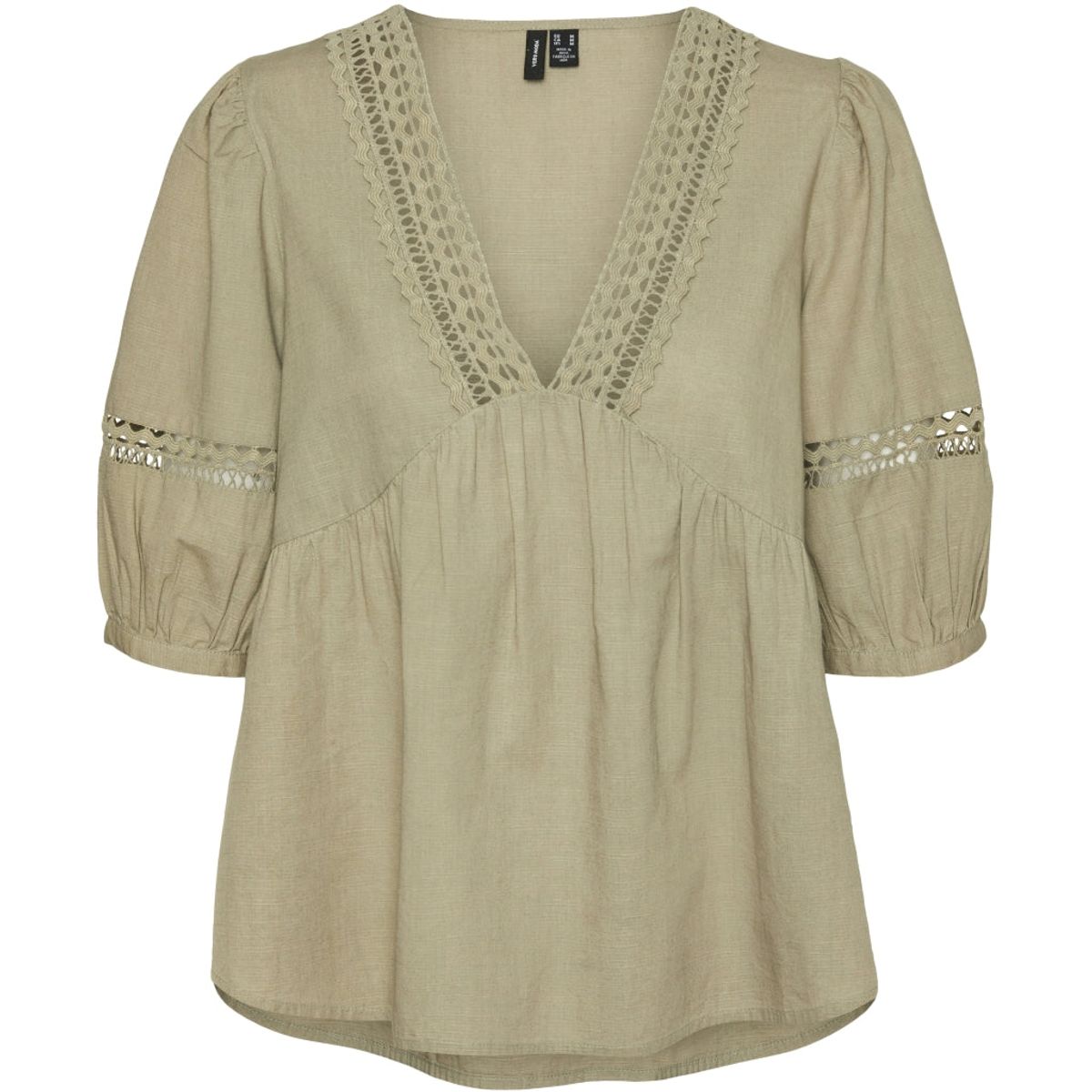 VERO MODA dame top VMLOUISA - Laurel Oak