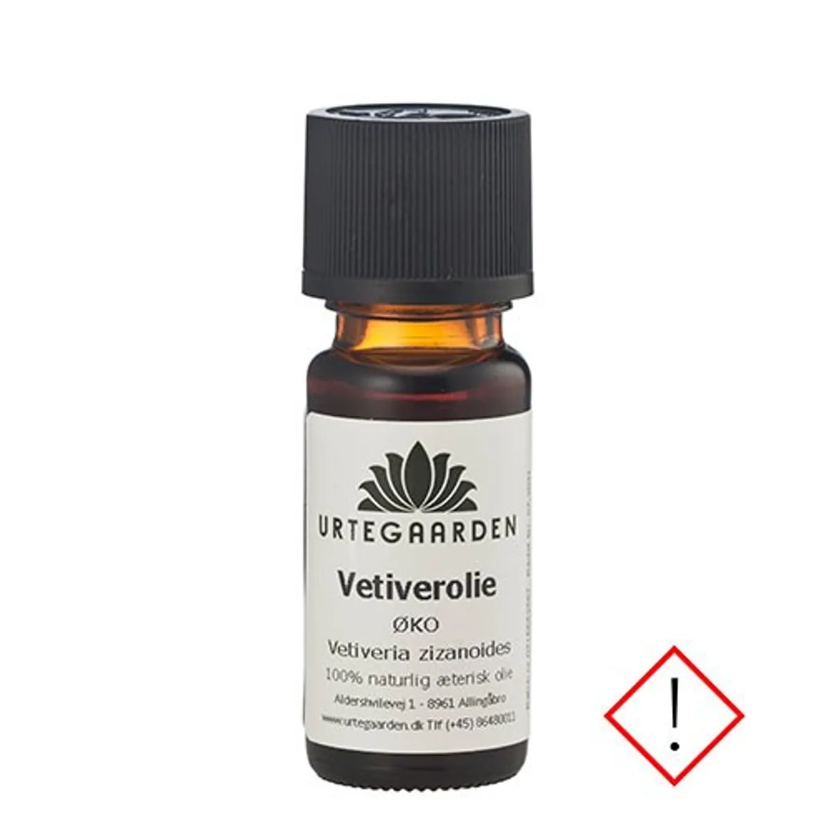 Vetiverolie økologisk - 10 ml - Urtegaarden