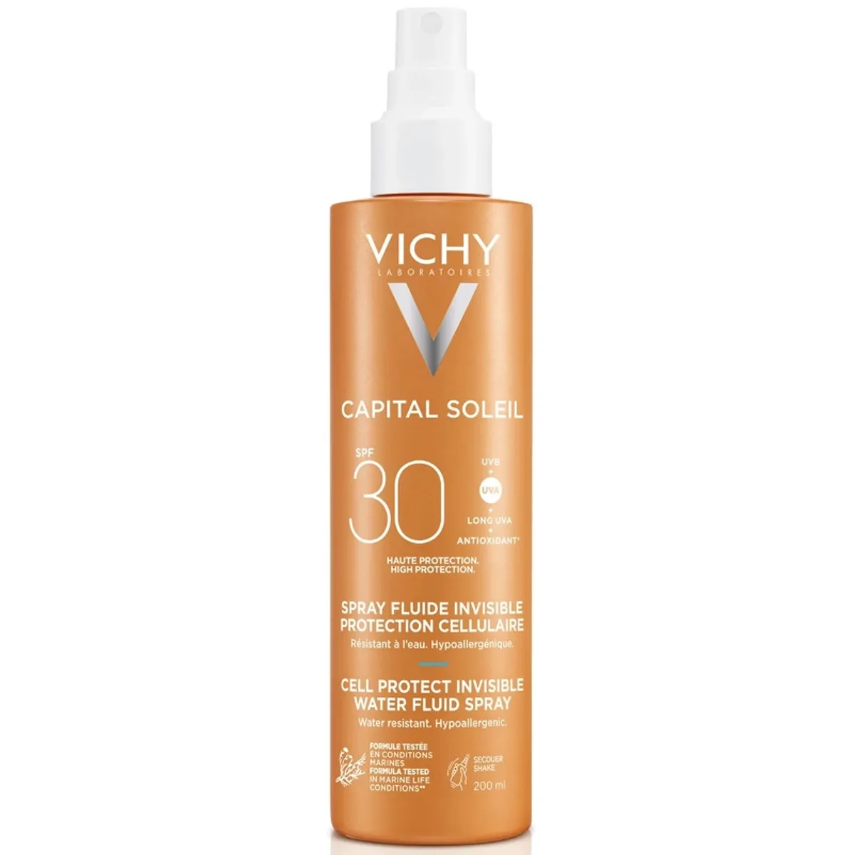 Vichy Capital Soleil Cell Protect Invisible Water Fluid Spray SPF 30 - 200 ml