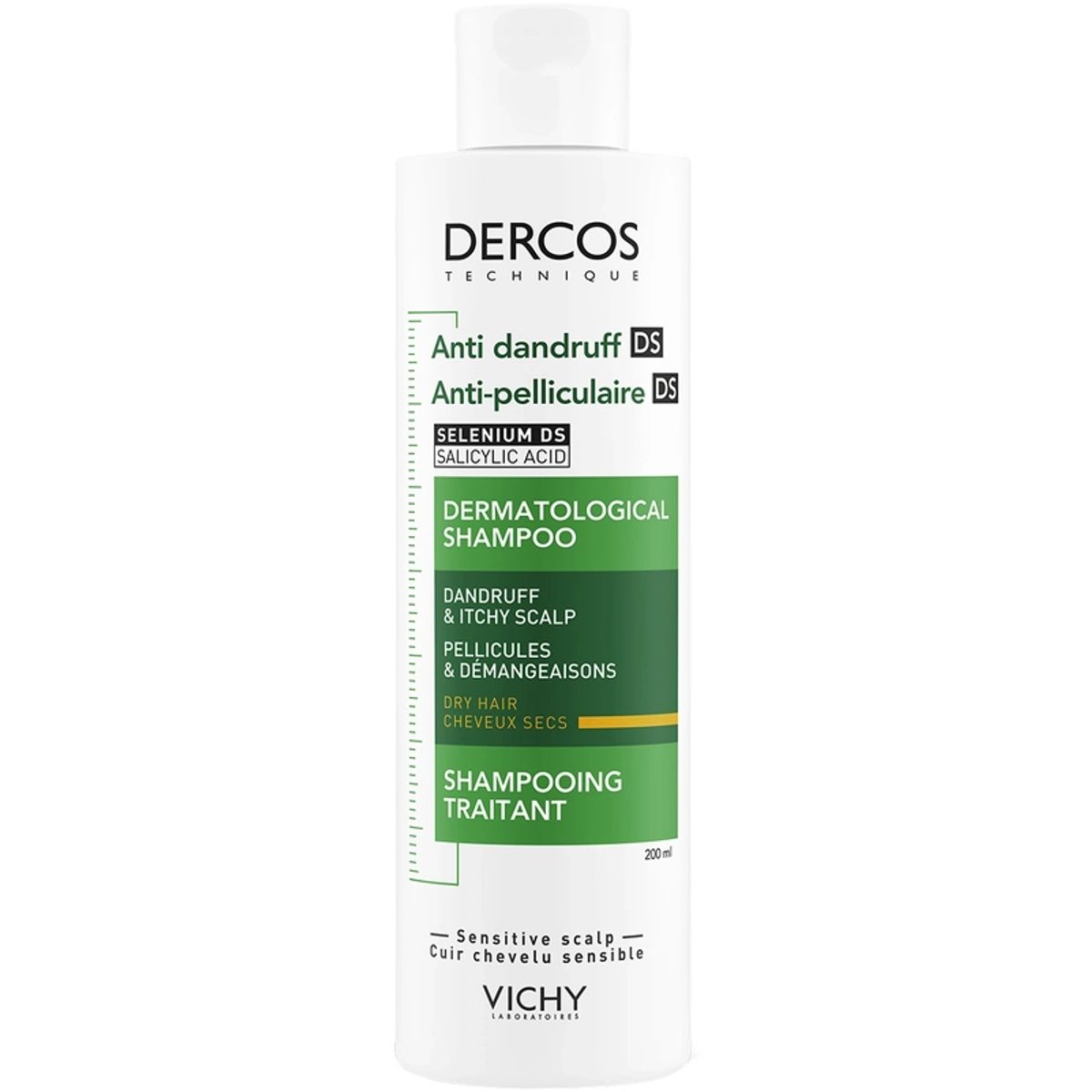 Vichy Dercos Technique Anti-Dandruff Shampoo Dry Hair 200 ml