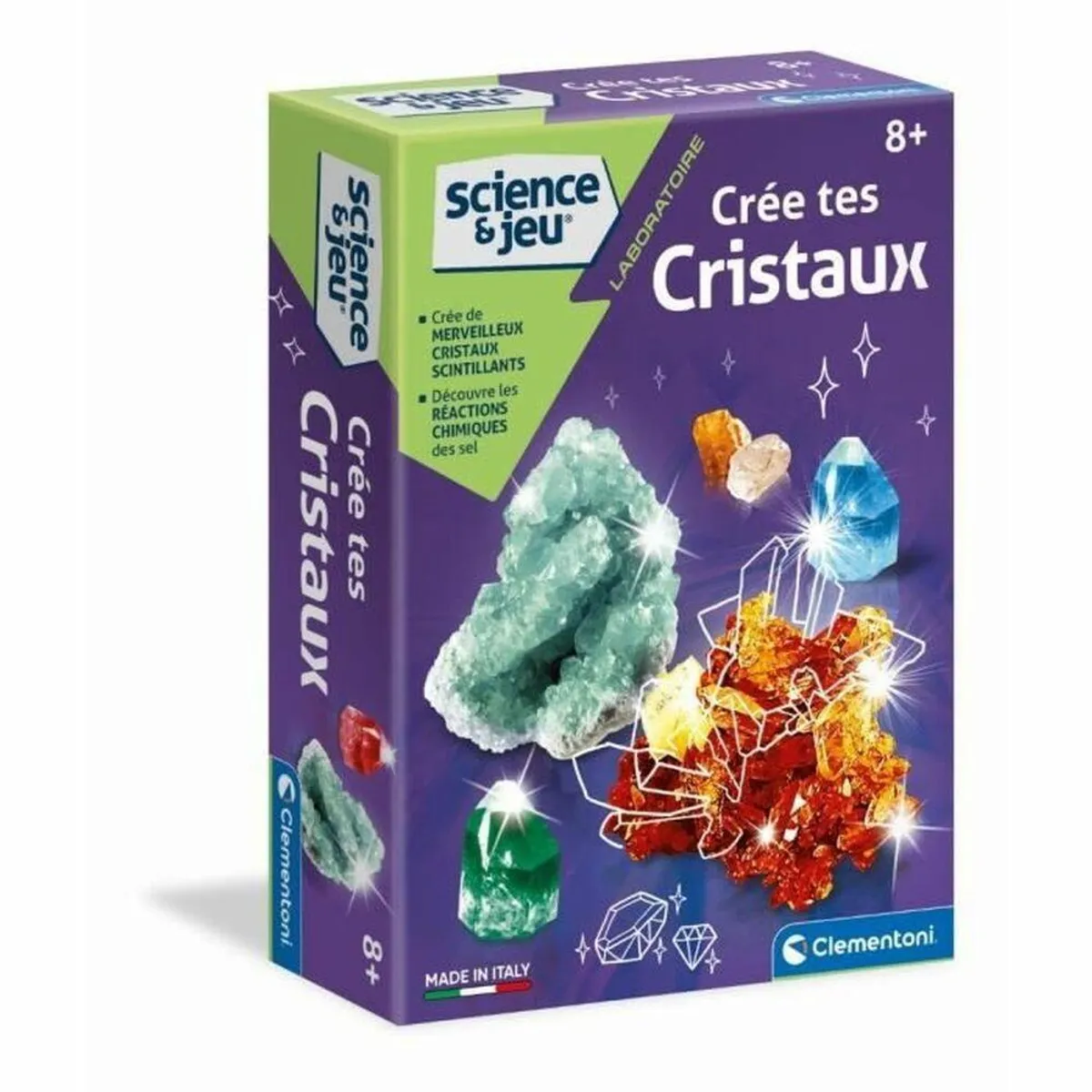 Videnskabspil Clementoni Creates Crystals Fluorescerende