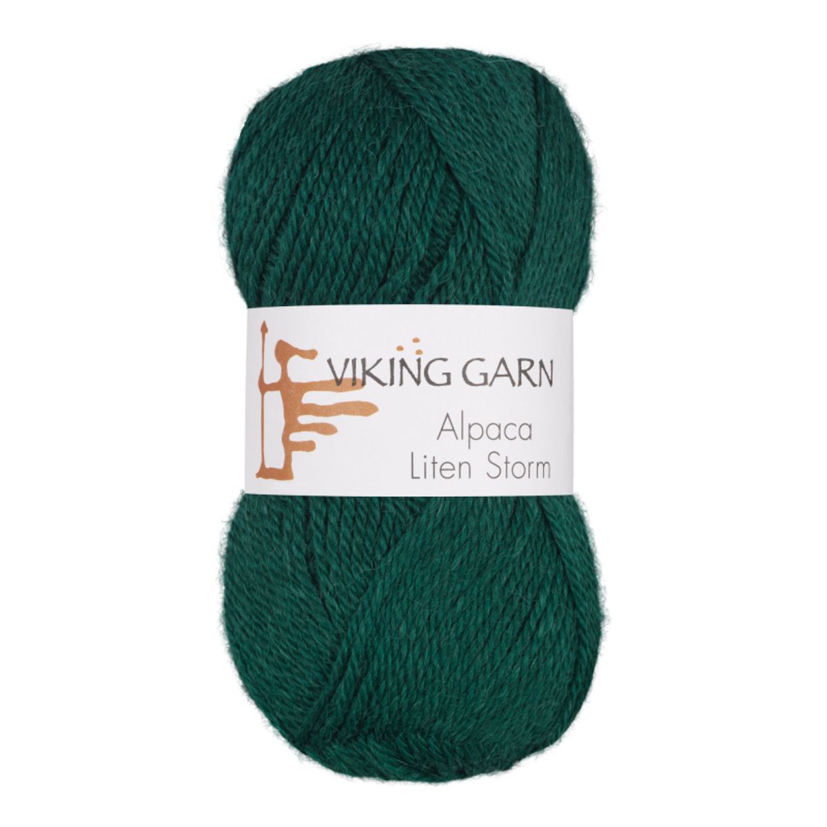 Viking Alpaca Liten Storm 734 Jade, Alpaca / Merino uld, fra Viking