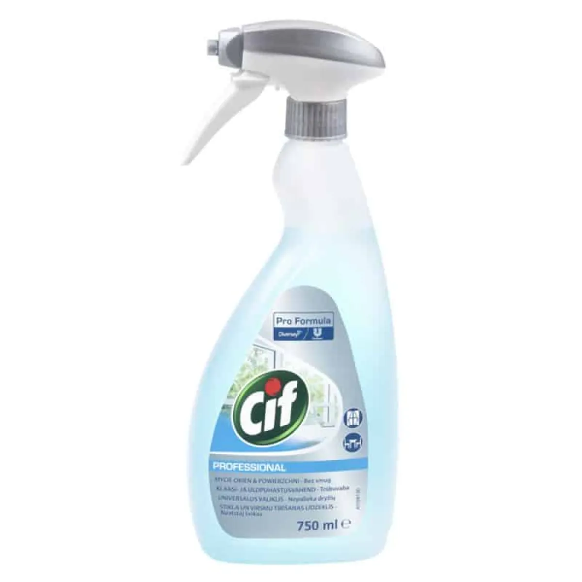 Vinduesrens CIF Diversey 750ml sprayflaske.