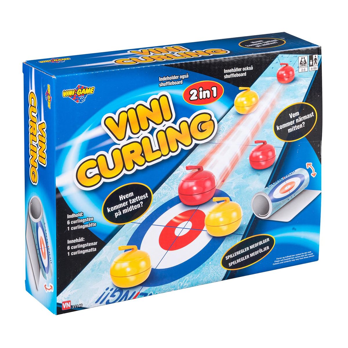 VINI CURLING 2-IN-1 90x20 Cm. - Spil - Legekammeraten.dk