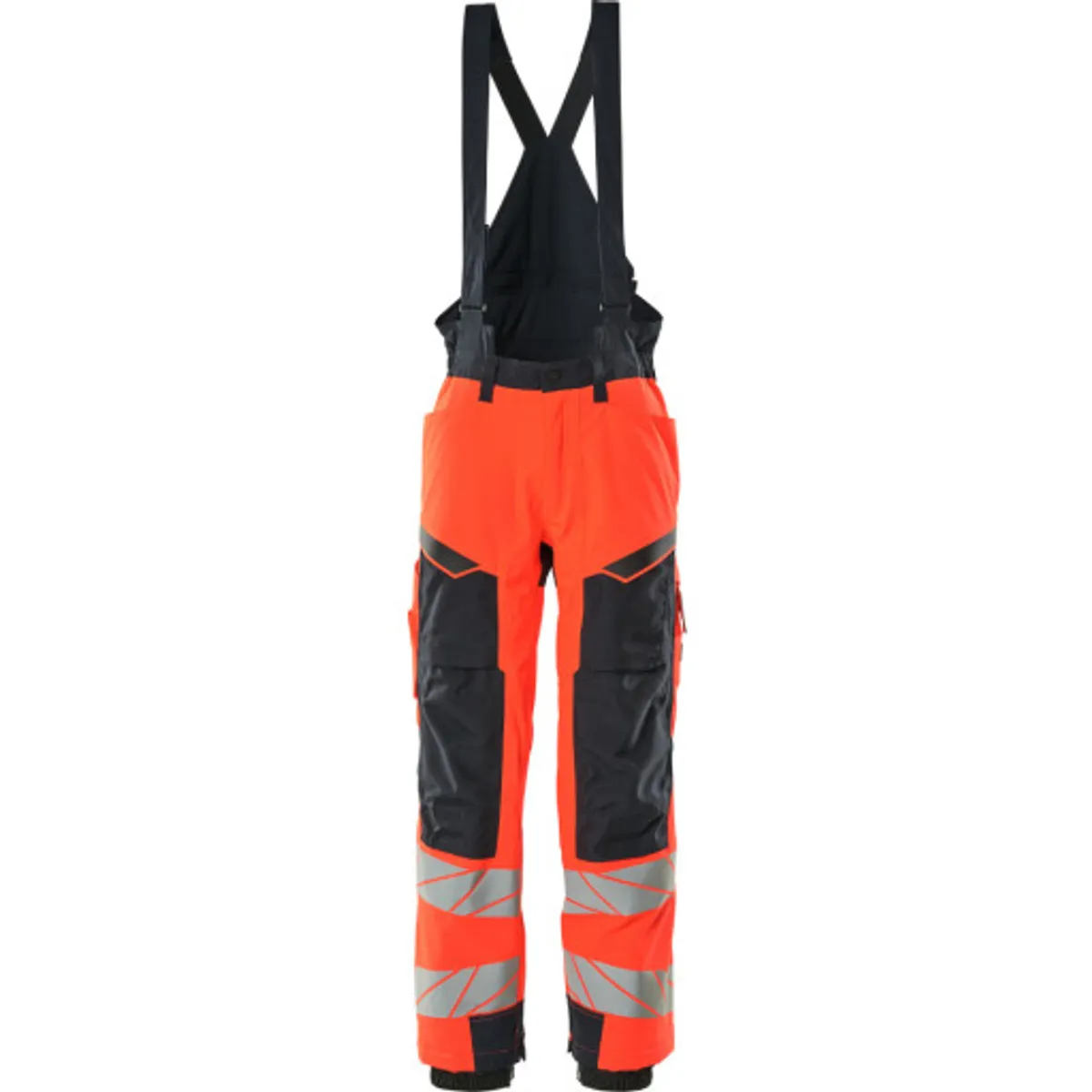 VINTERBUKSER,M,HI-VIS RØD/MØRK