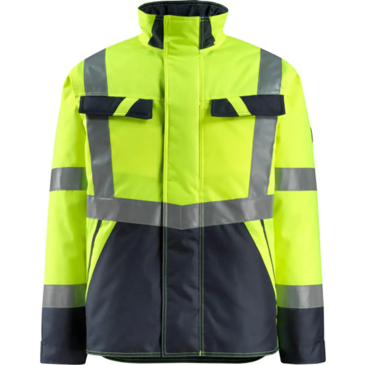 VINTERJAKKE,4XL,HI-VIS GUL/MØR