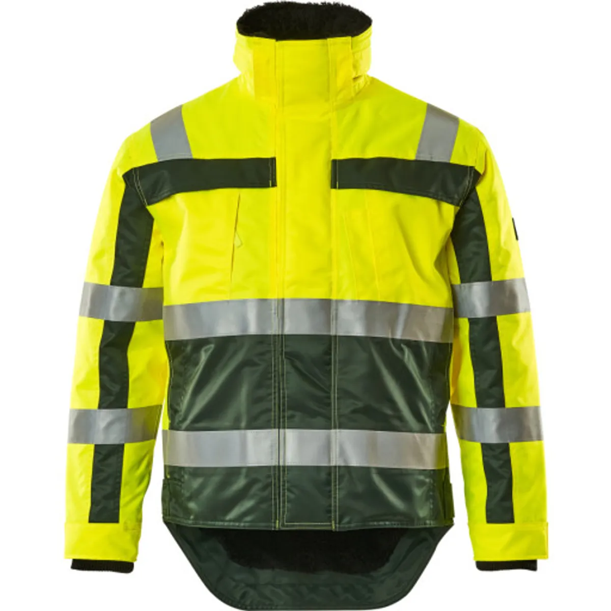 VINTERJAKKE,5XL,HI-VIS GUL/GRØ