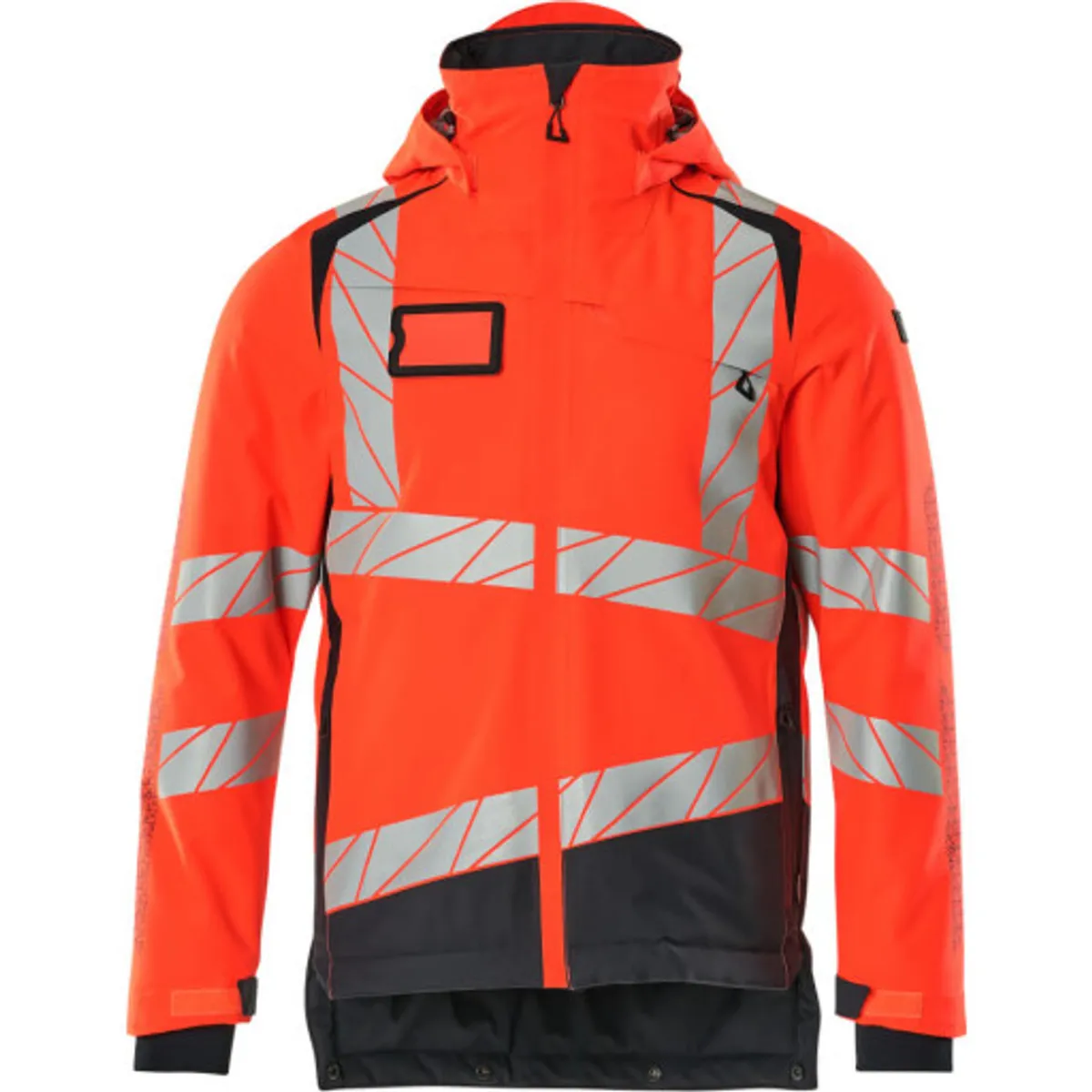 VINTERJAKKE,5XL,HI-VIS RØD/MØR