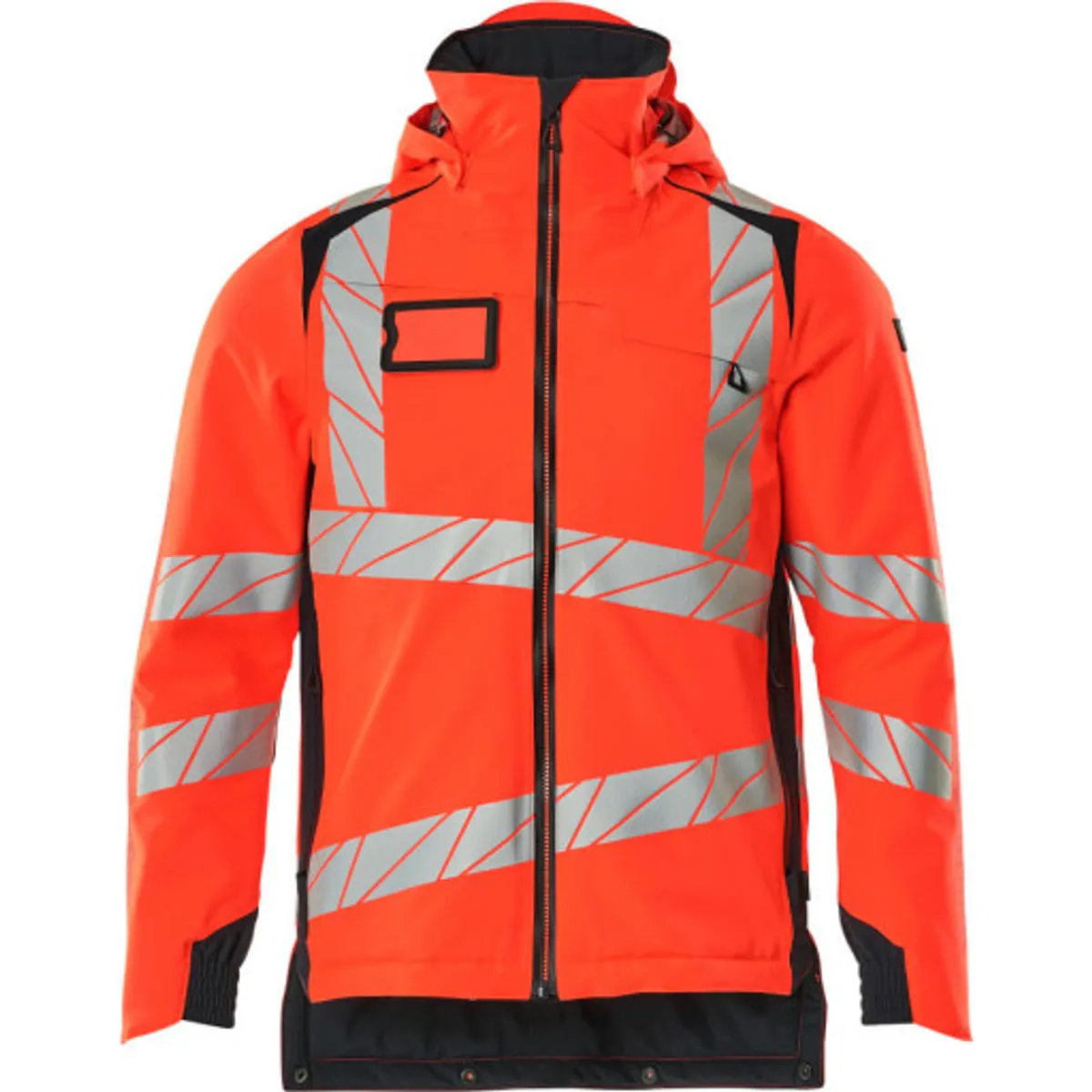 VINTERJAKKE,5XL,HI-VIS RØD/MØR