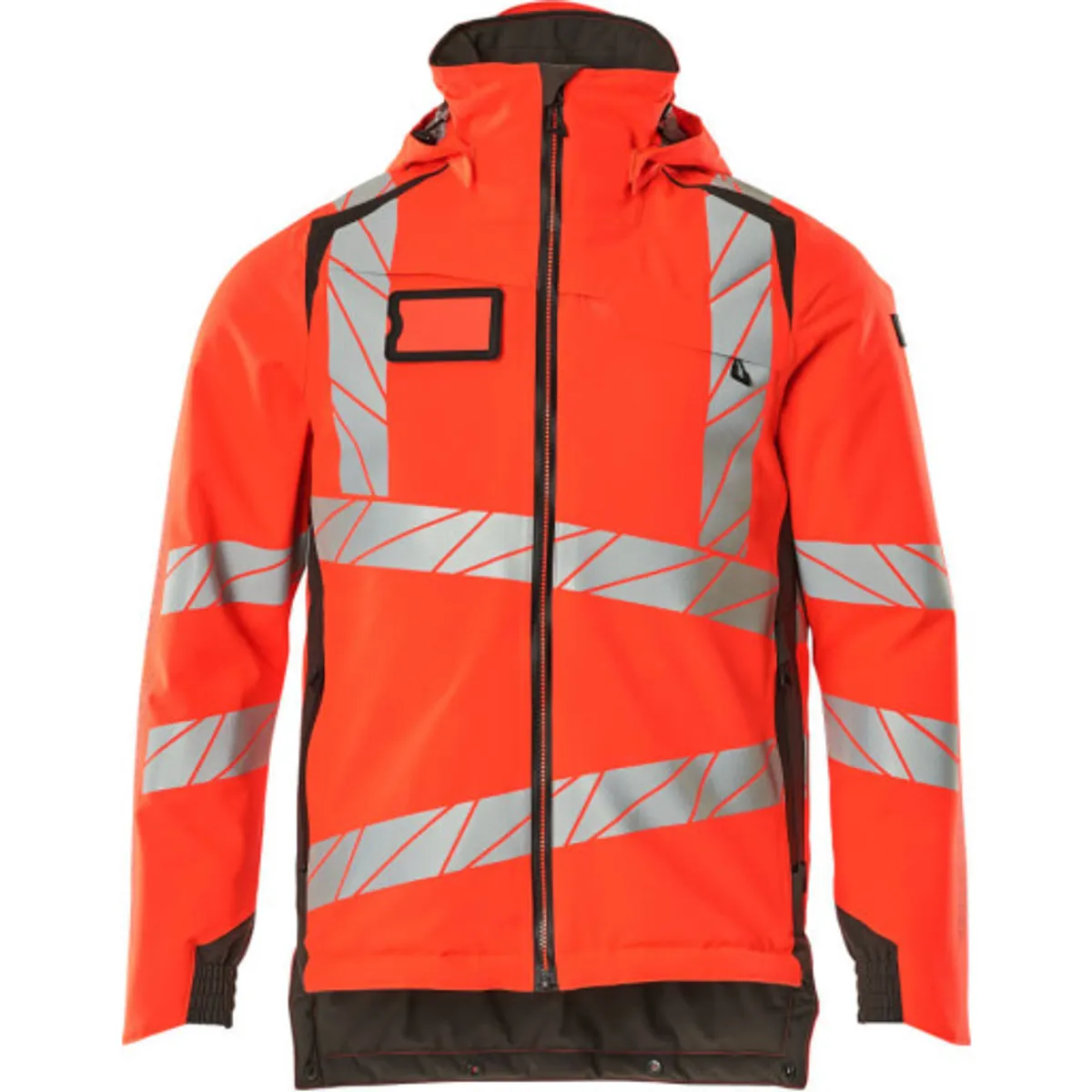 VINTERJAKKE,M,HI-VIS RØD/MØRK