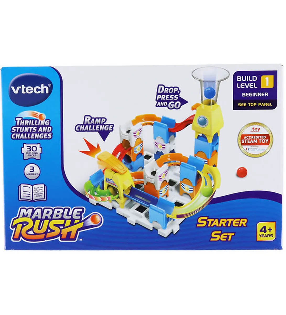 Vtech Kuglebane - Marble Rush Discovery Set - 30 Dele