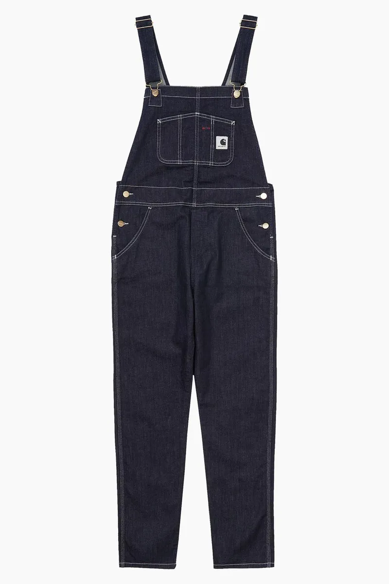 W' Bib Overall - Gallatin Blue - Carhartt WIP - Blå XS