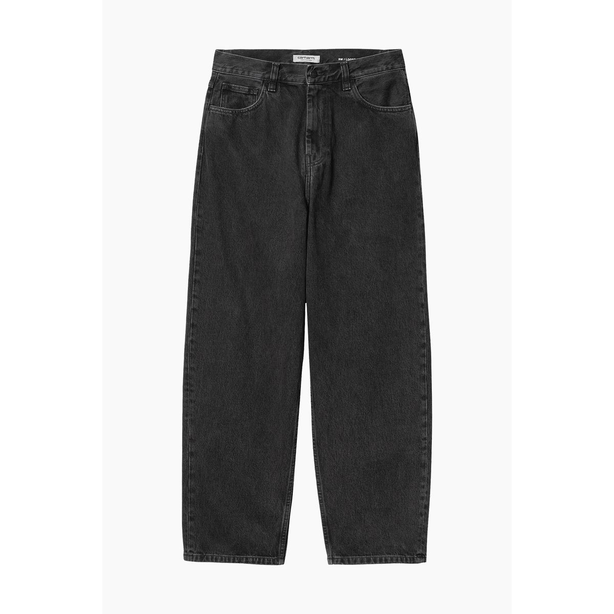 W' Brandon Pant - Black Stone Washed - Carhartt WIP - Sort L