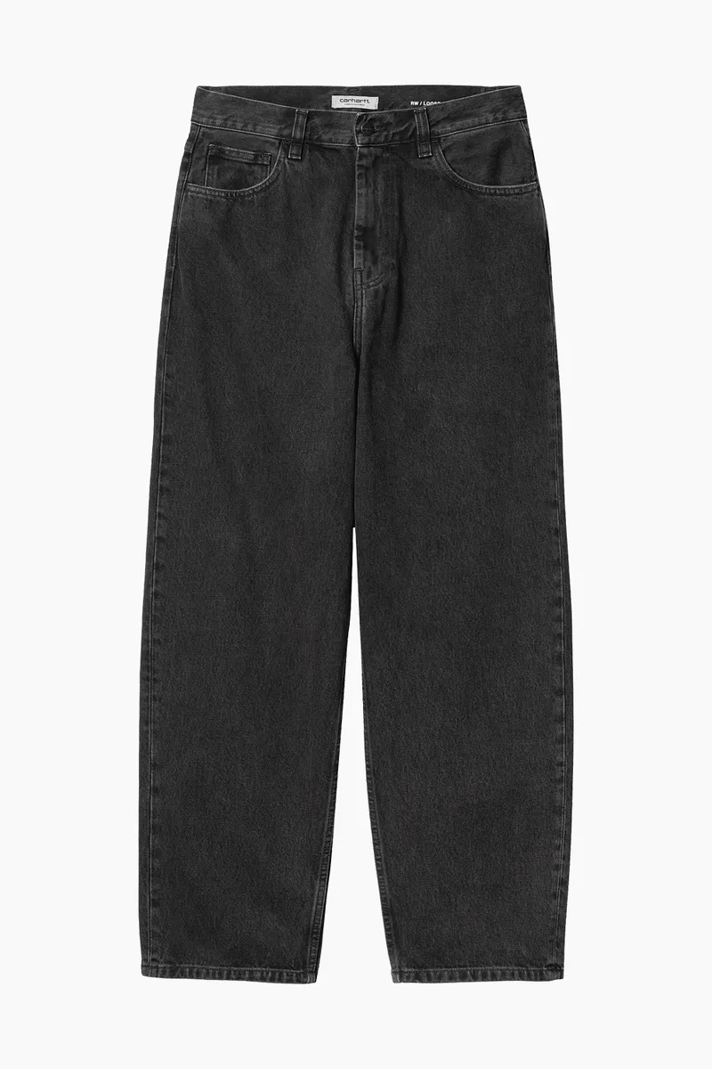 W' Brandon Pant - Black Stone Washed - Carhartt WIP - Sort M