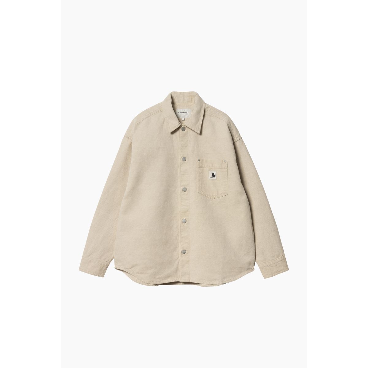 W' Ethel Shirt Jac - Natural (Rinsed) - Carhartt WIP - Beige M